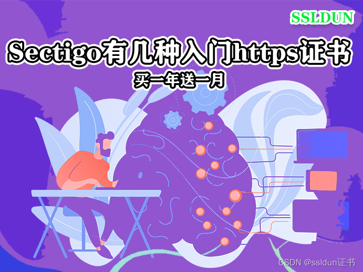 Sectigo有几种入门https证书买一年送一月