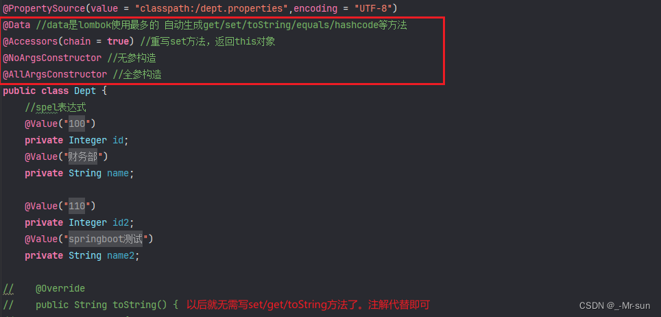 DAY06_SpringBoot—入门properties/YML文件lombok插件及使用