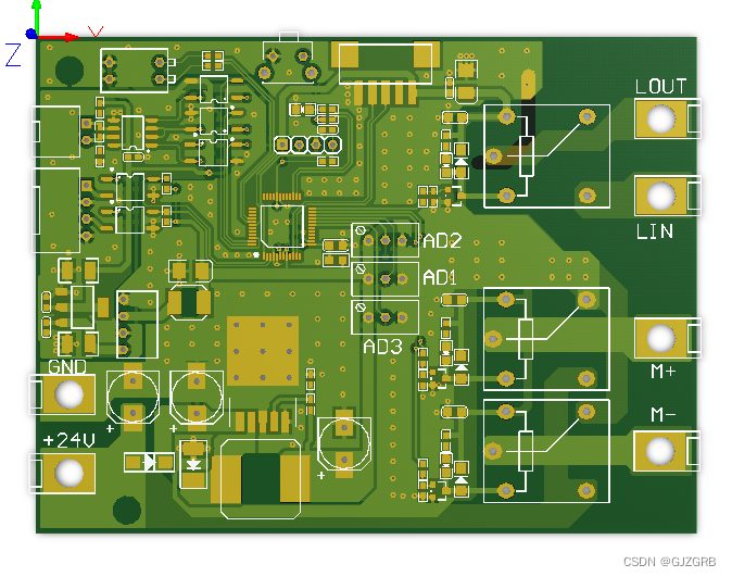 基于stm8s207c6单片机设计工业升降机电机控制板硬件原理图pcbbom工程