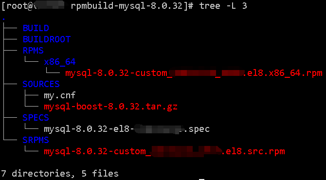 <span style='color:red;'>构建</span>基于RHEL8系列(CentOS8,AlmaLinux8,RockyLinux8等)<span style='color:red;'>的</span>MySQL8.0.32<span style='color:red;'>的</span><span style='color:red;'>RPM</span><span style='color:red;'>包</span>