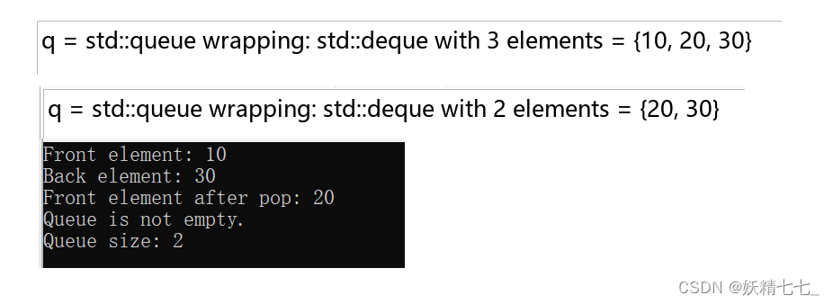 【十七】【C++】stack的简单实现、queue的常见用法以及用queue实现stack