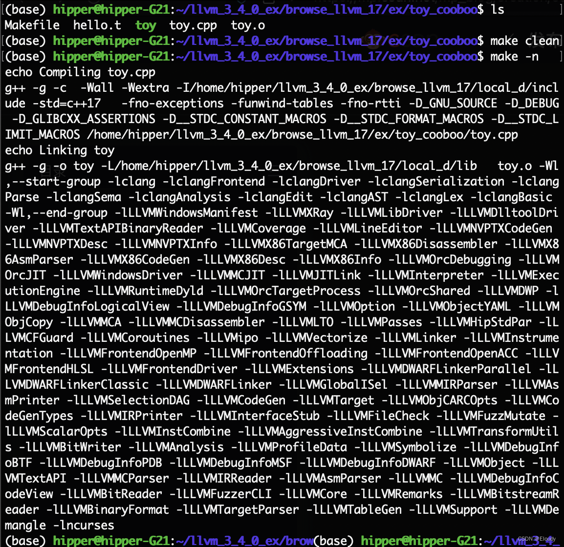 Toy 语言到 LLVM IR 实现源码注释