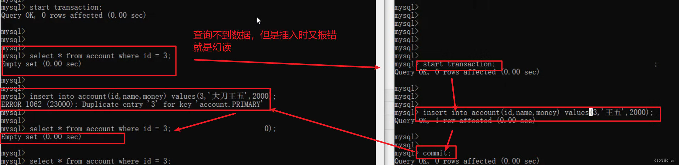 MySQL数据库-MySQL基础-下篇-函数、约束、多表查询、事务