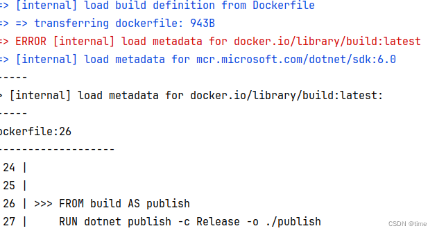 docker<span style='color:red;'>打包</span>镜像<span style='color:red;'>bug</span><span style='color:red;'>记录</span>