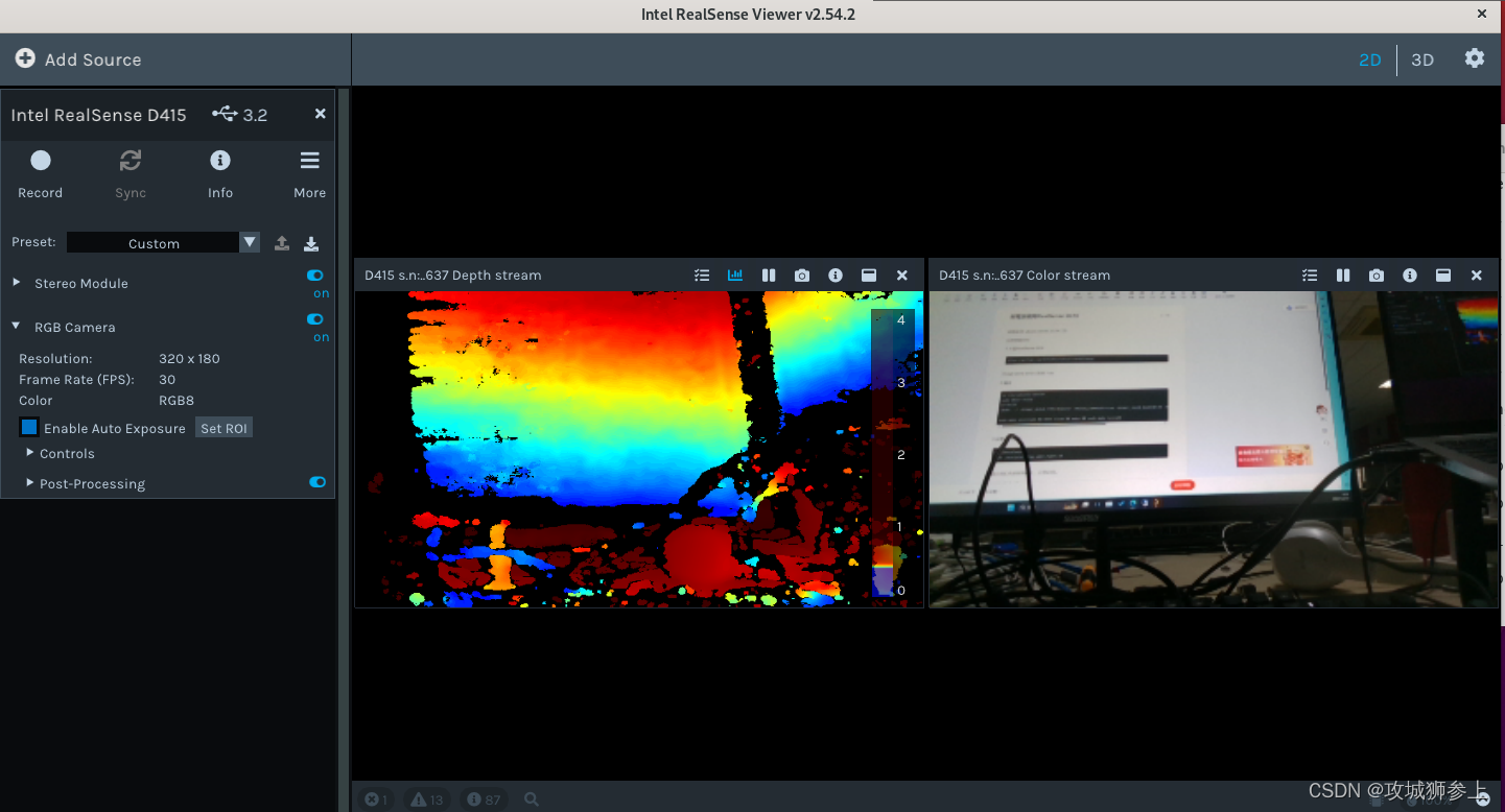 树莓派调用RealSense D415 和 Realsense-ros源码安装_realsensed415-CSDN博客