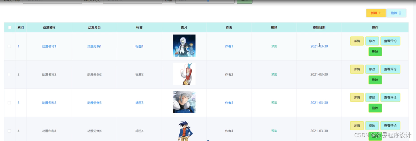 java/php/node.js/python二次元文化网站【2024年毕设】