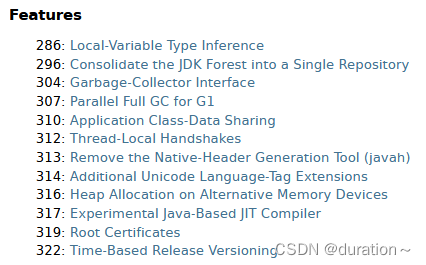 JAVA10迭代更新