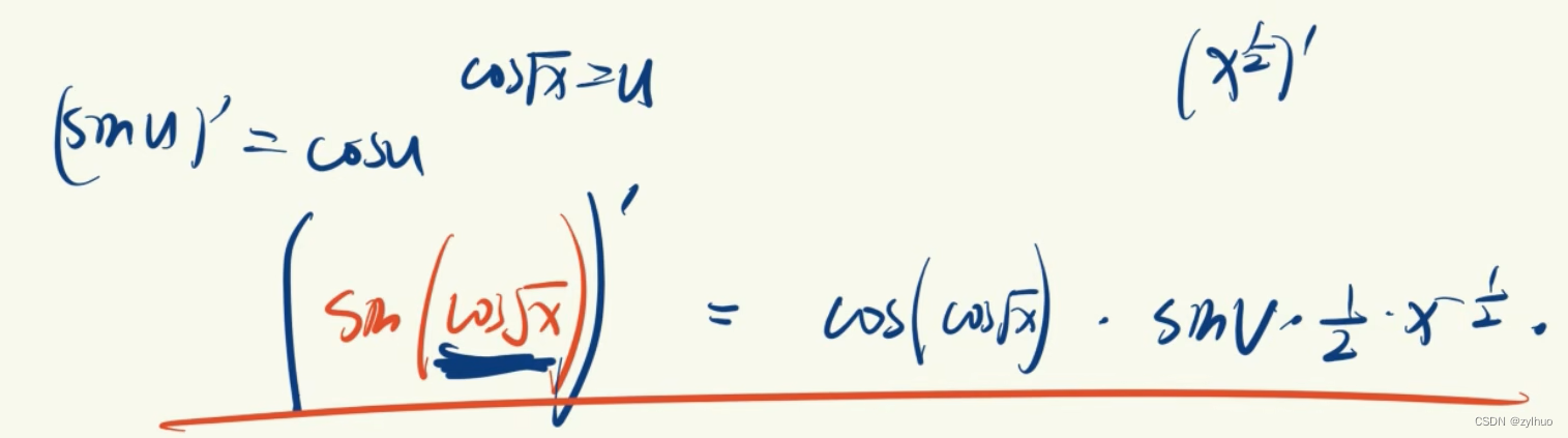 AI-<span style='color:red;'>数学</span>-<span style='color:red;'>高中</span>-50导数<span style='color:red;'>复合</span><span style='color:red;'>函数</span>的求导问题