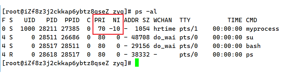 Linux进程优先级