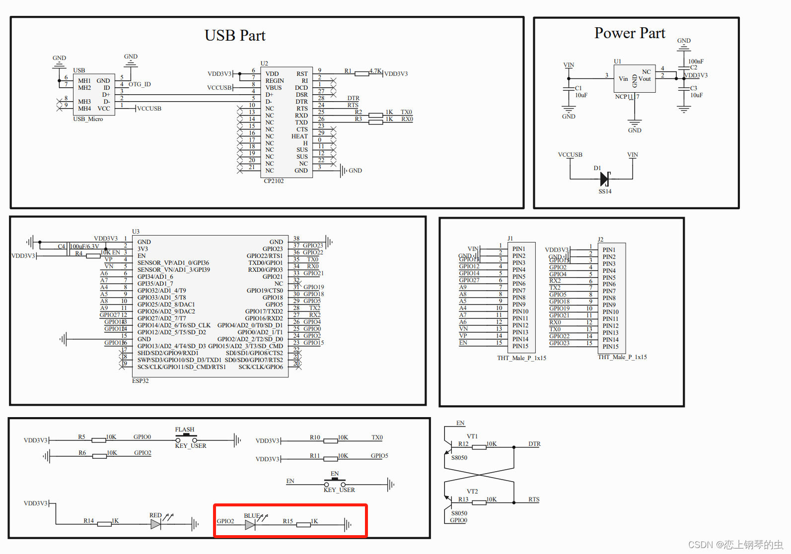 micropython控制esp32上的LED闪烁