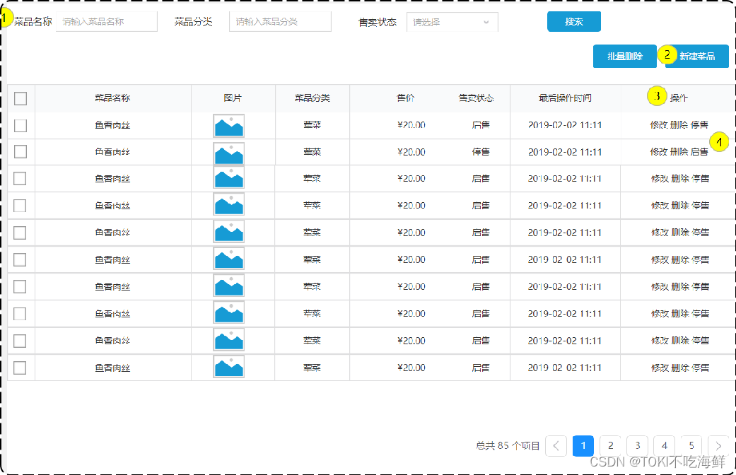 SpringBoot菜品分页查询模块开发（多表连接查询）