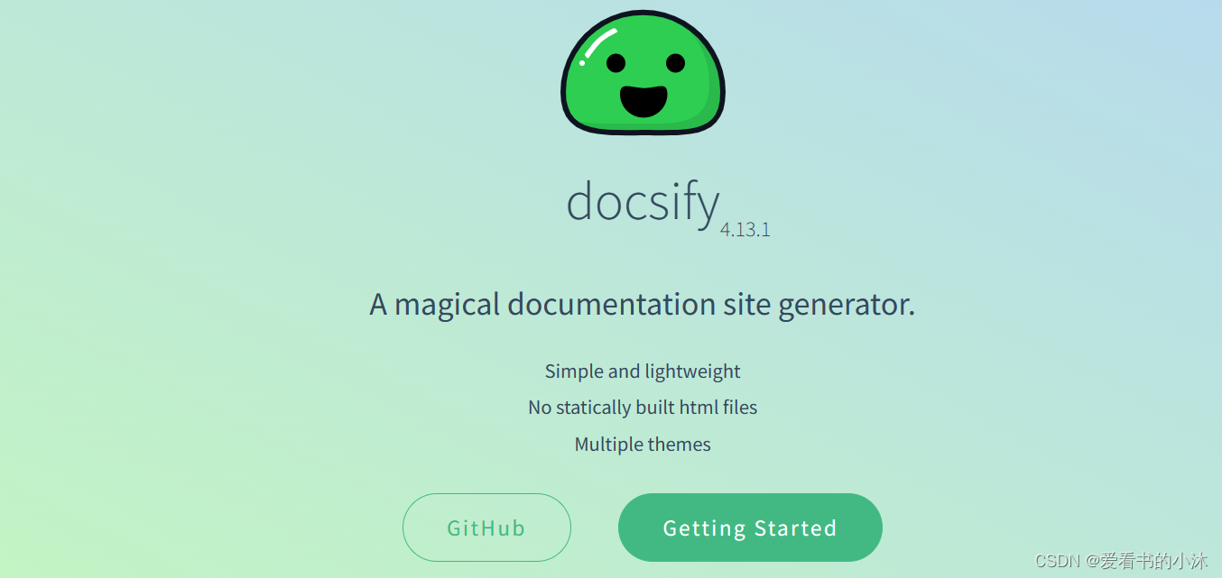 【小沐学写作】Docsify制作在线电子书、技术文档（Docsify + Markdown + node）