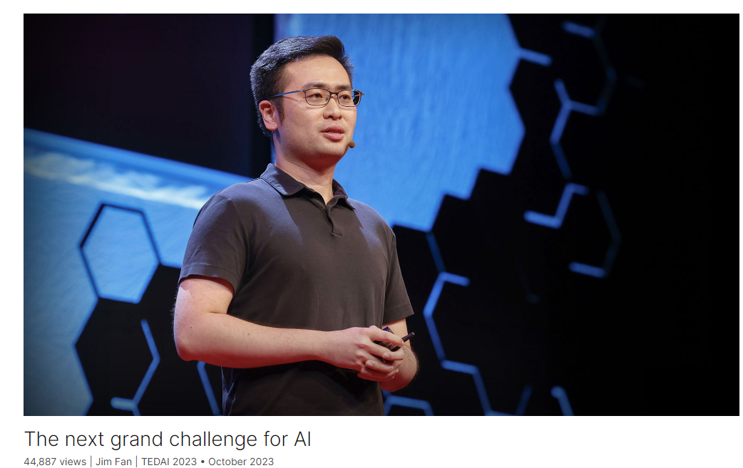 跟TED演讲学英文：The next grand challenge for AI by Jim Fan