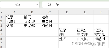 WPS上的Excel操作-基础功能