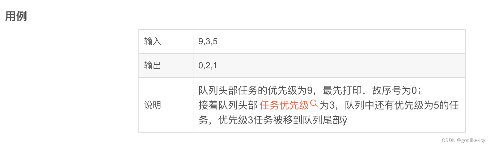 【算法题】打印任务排序（js)