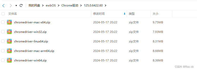 chrome125.0.6422.60驱动包下载