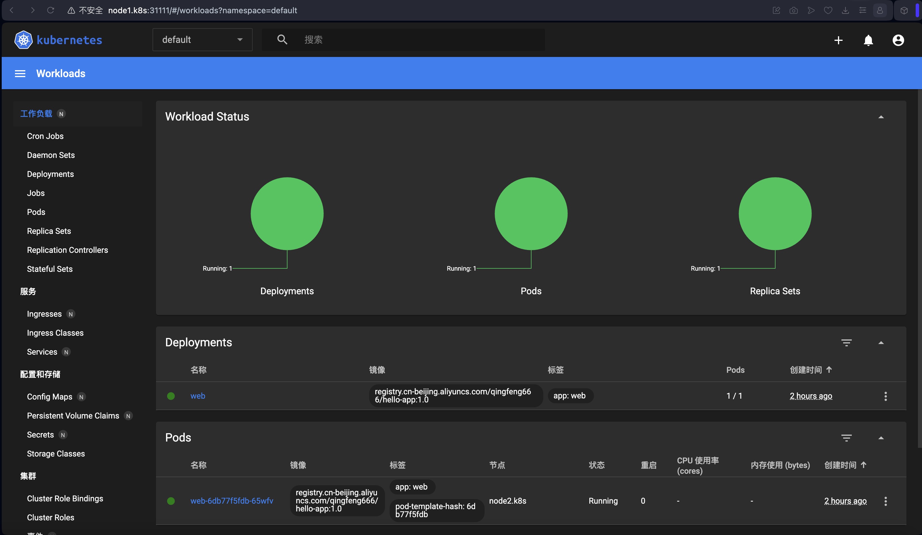 K8s: 部署 kubernetes dashboard