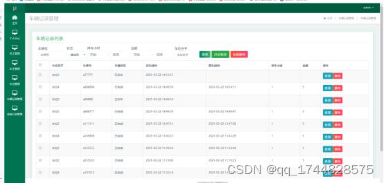 基于JAVAEE技术校园车辆管理系统论文