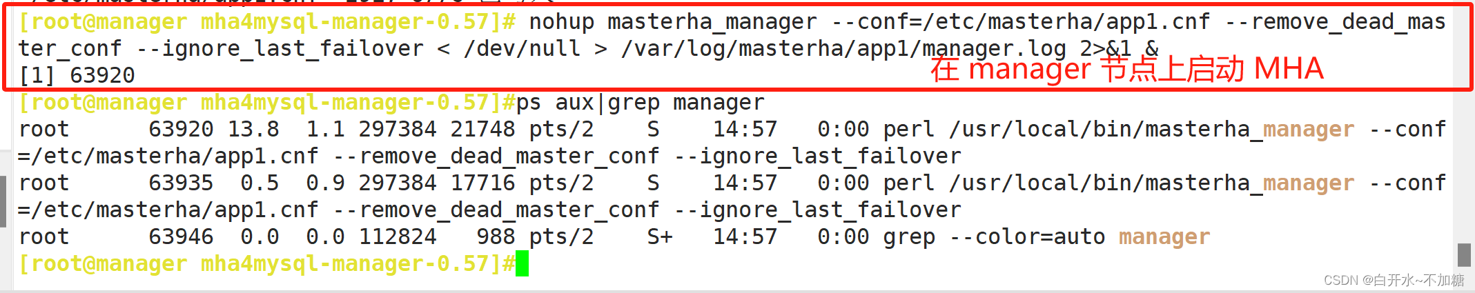 Linux系统----------探索mysql数据库MHA高可用