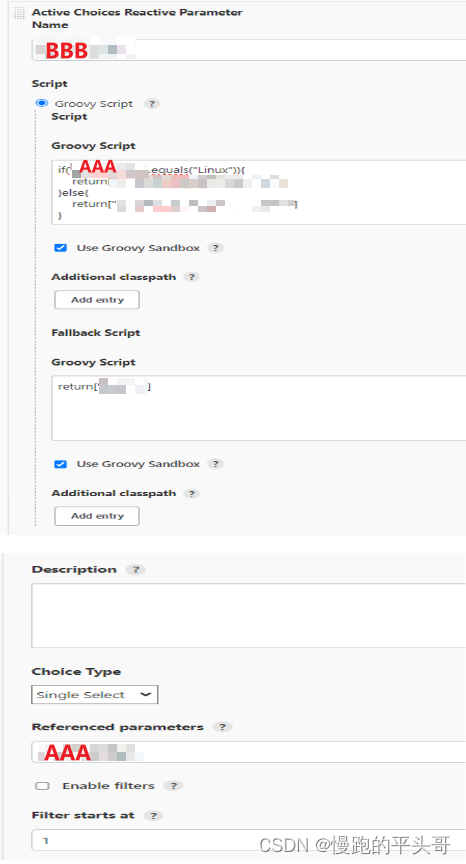 Jenkins如何做到parameter页面里2个参数的联动