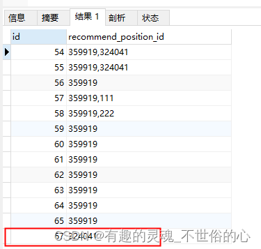 mysql逗号分割字符串“1,2,3”实现in查询