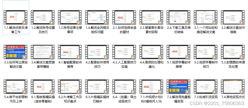 影视解说5.0版零基础视频课程