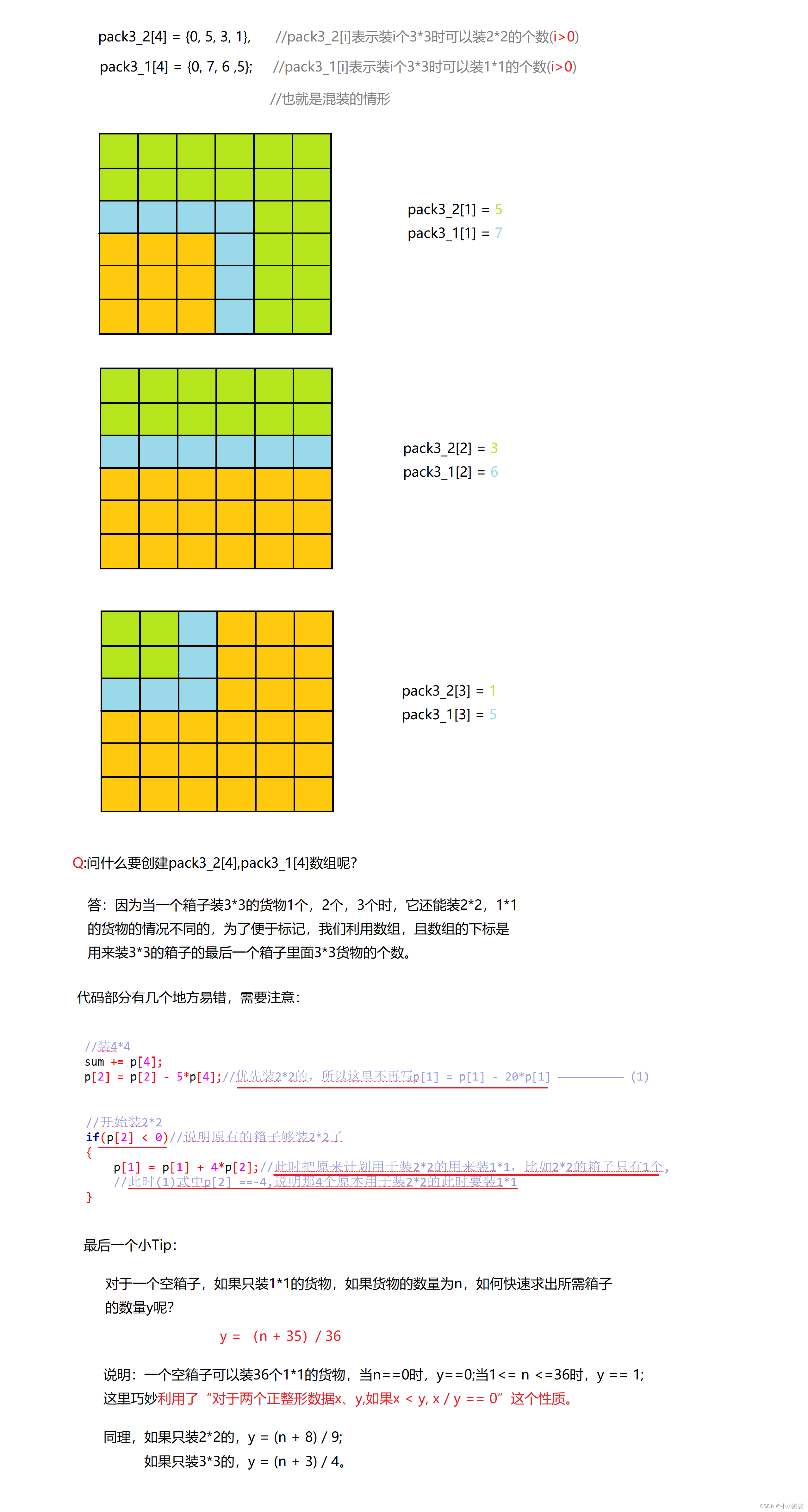 C语言OJ题——1091装箱问题