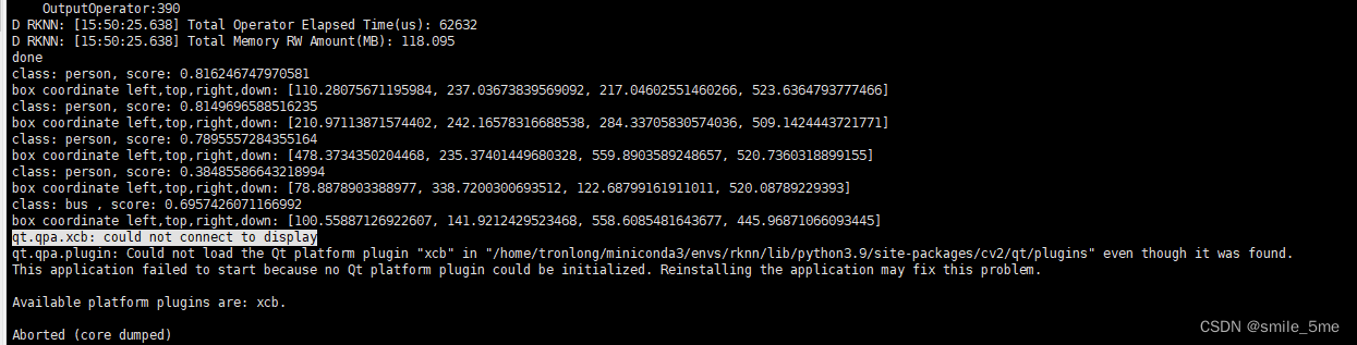 Python qt.qpa.xcb: could not connect to display解决办法