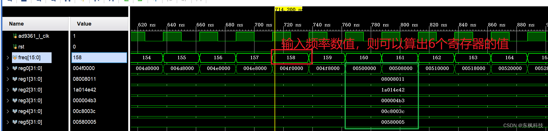 【ADF4351】使用FPGA进行SPI寄存器配置、使用FPGA计算各个频率的频点，ADF4351配置程序