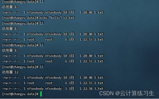 Linux进阶篇：CentOS7搭建NFS文件共享服务