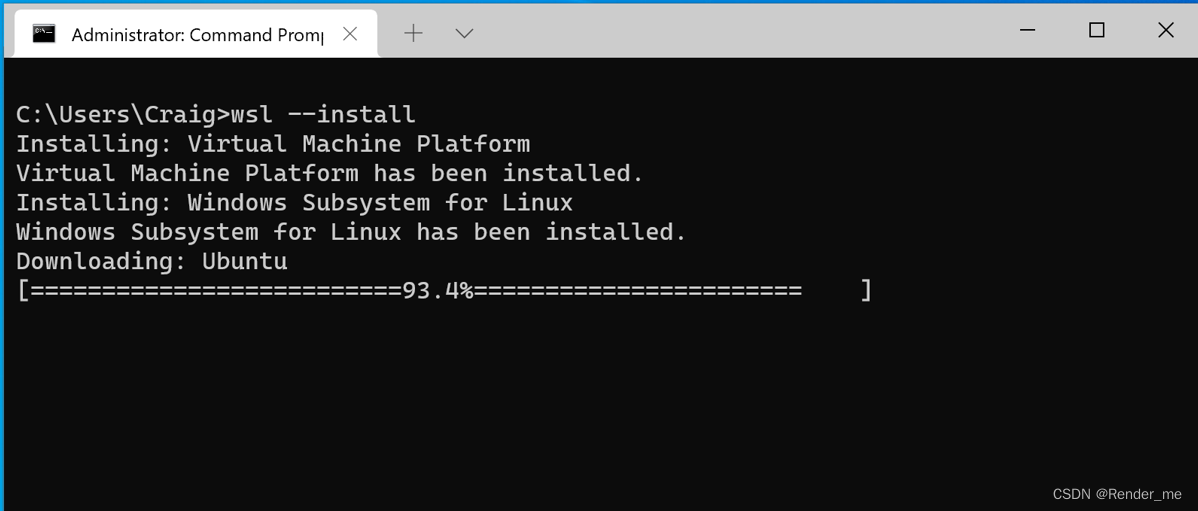 【使用 WSL子系统 在 Windows 上安装 Linux（官方教程）】