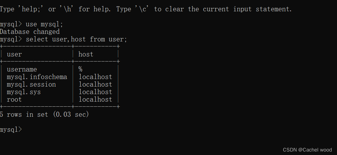 mysql设置允许其他IP访问