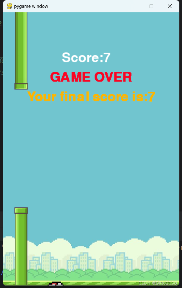 Flappy Bird游戏python完整源码