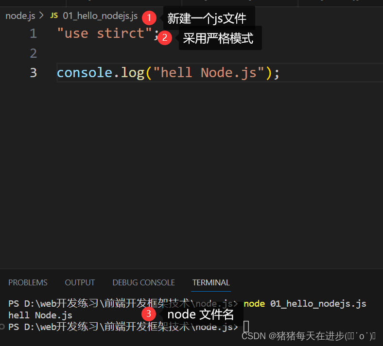 node.js项目初始化操作