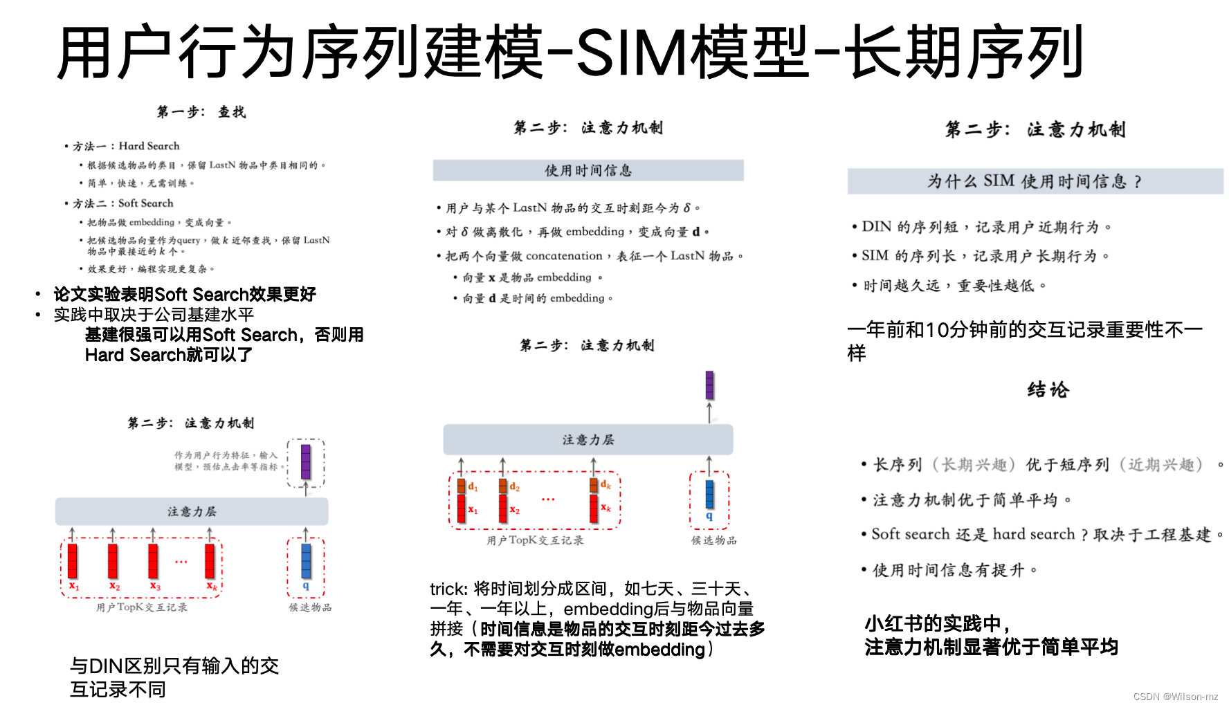 工业界真实的推荐系统(小红书)-用户行为序列建模：LastN、DIN、SIM