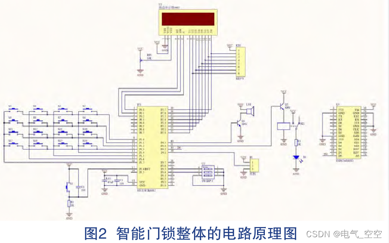 基于单片机控制的智能门锁设计