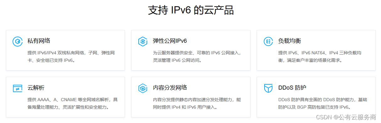 腾讯云 IPv6 解决方案