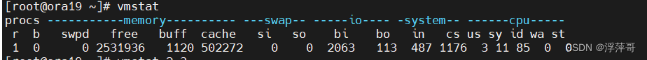 vmstat命令详解