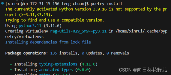 #vscode | poetry | 虚拟环境 | Interpreter# 使用Poetry进行Python项目依赖管理和VSCode环境配置