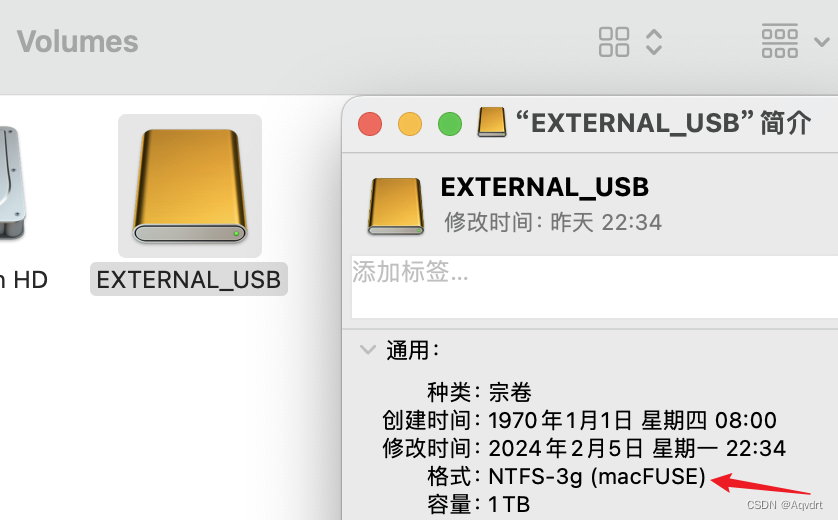 #免费 苹果M系芯片Macbook电脑MacOS使用Bash脚本写入(读写)NTFS硬盘教程