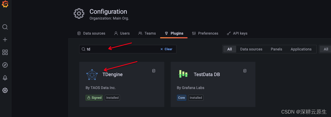 Kubernetes <span style='color:red;'>TDengine</span> 系列｜安装 <span style='color:red;'>TDengine</span> <span style='color:red;'>的</span> Grafana 插件｜Grafana监控<span style='color:red;'>TDengine</span>数据