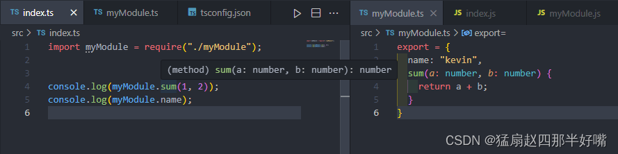 TypeScript08：在TS中使用模块化