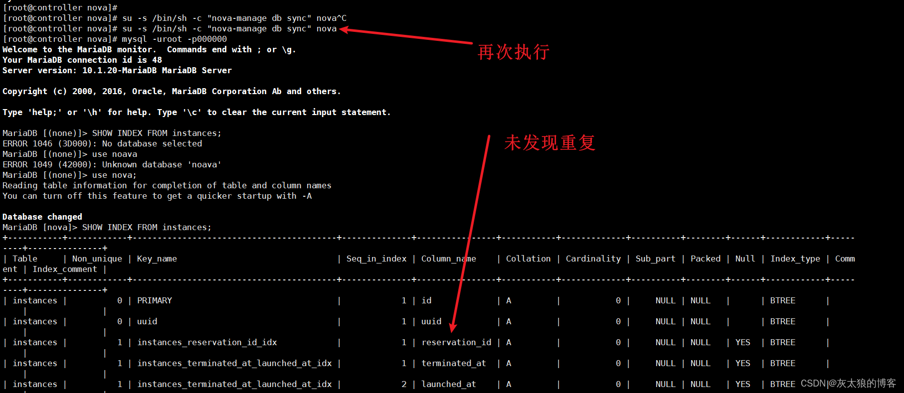 openstack部署nova中出现的问题：