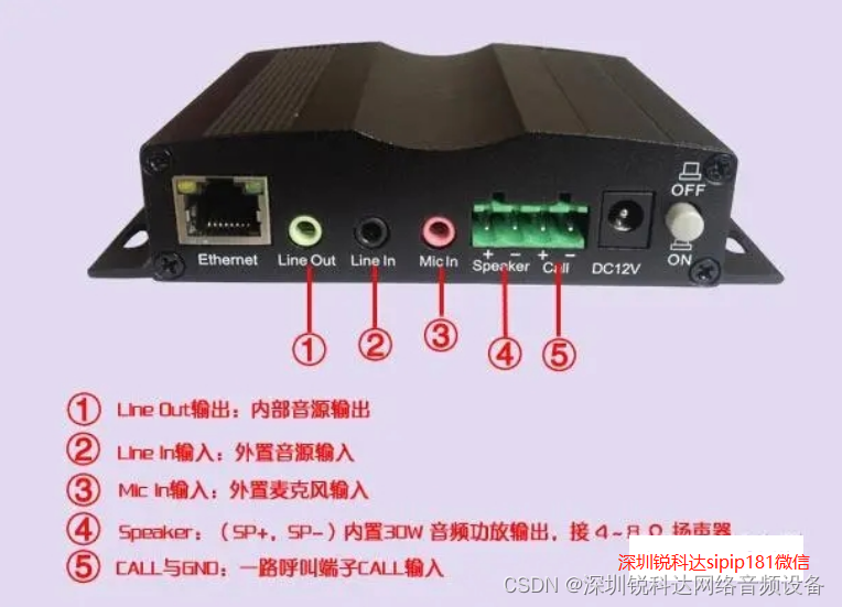 SV-7101V网络音频终端产品简介