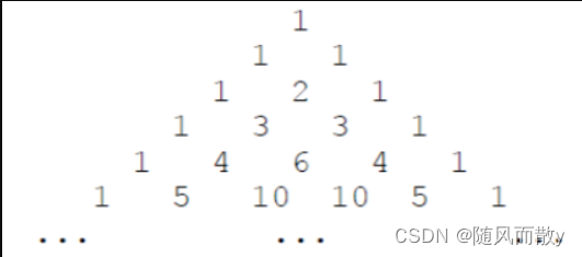 杨辉三角形(c++实现)