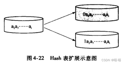 Hash表扩展示意图