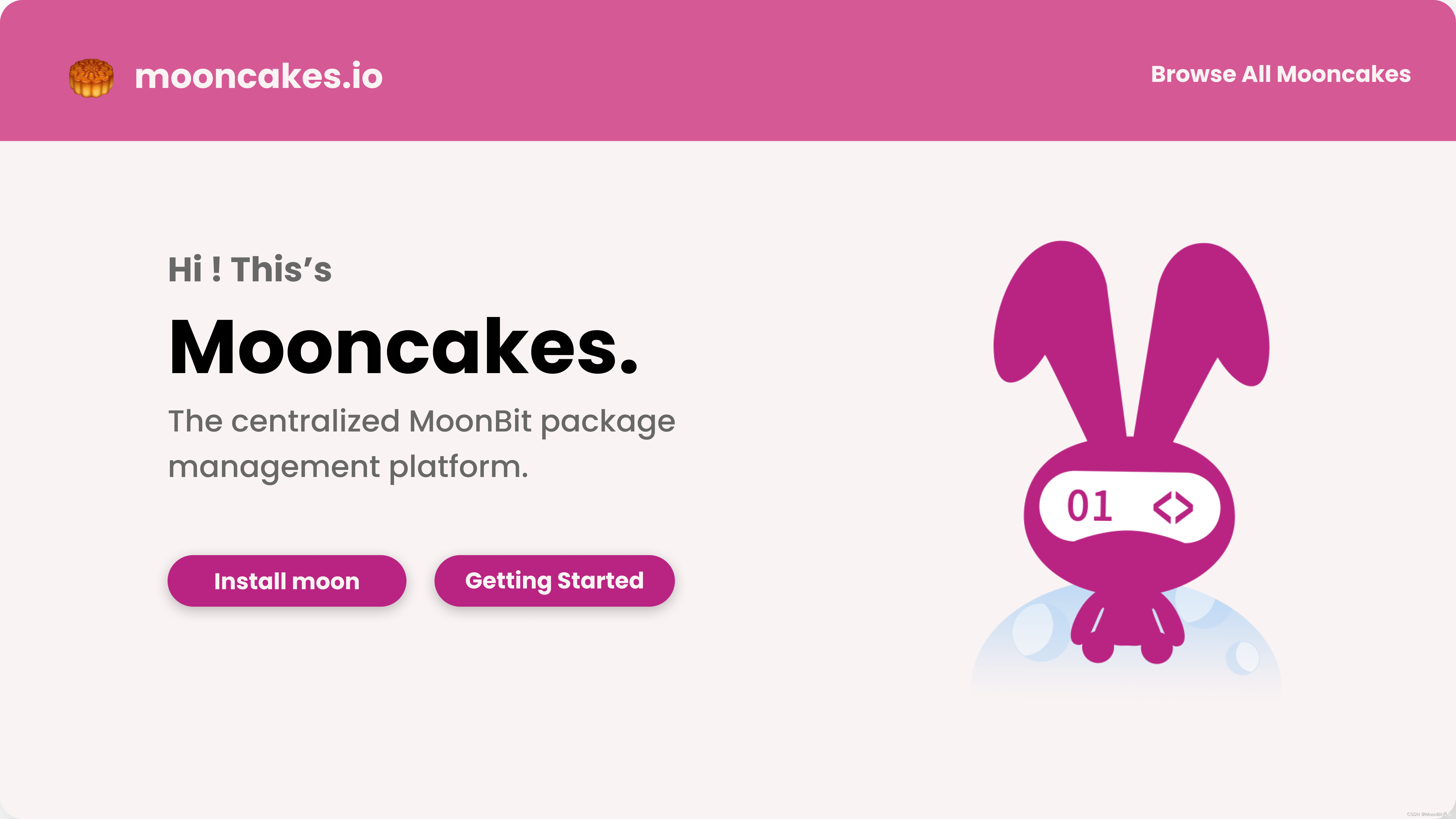 【新功能上线】mooncakes.io：新一代MoonBit<span style='color:red;'>包</span>管理平台<span style='color:red;'>来</span><span style='color:red;'>啦</span>！！