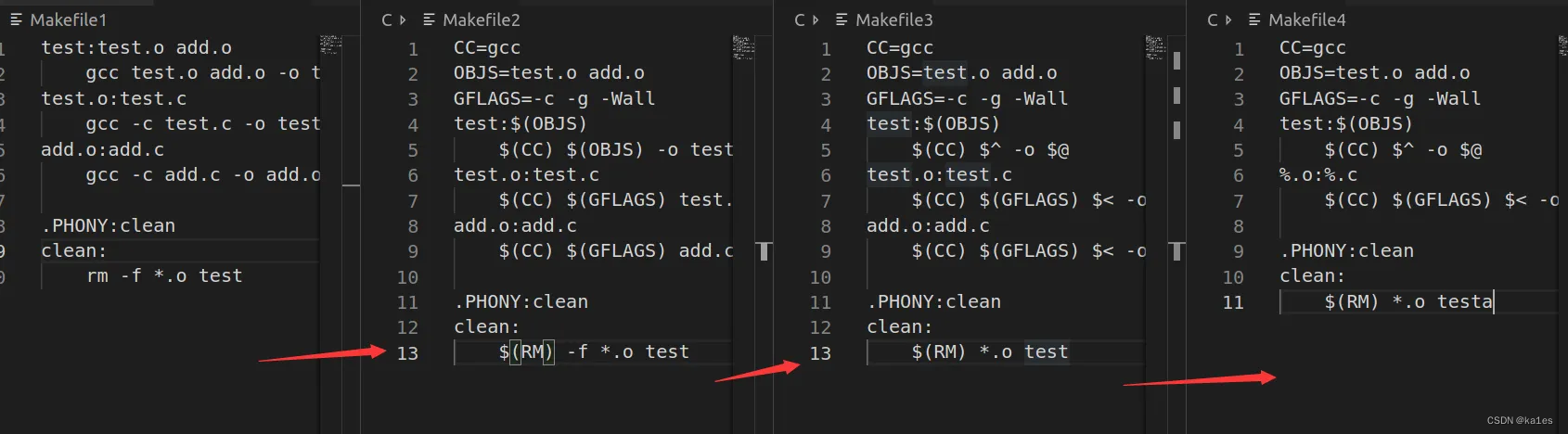 分文件编程——Makefile