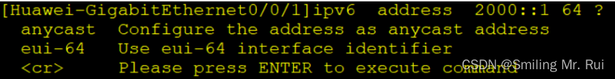 网络学习：IPV6基础配置