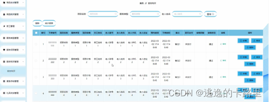 图5-16服务购买管理界面图